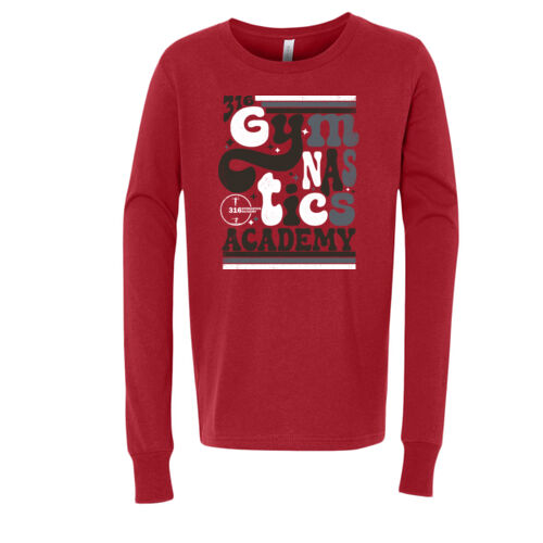 D1 - Bella 3501Y Youth Long Sleeve Jersey Tee Thumbnail