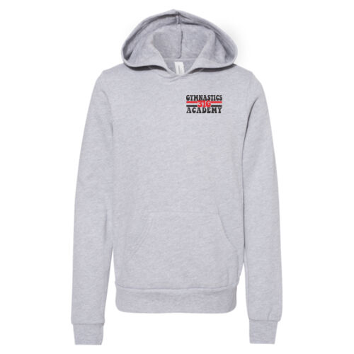 D2 - Bella 3719Y Youth Fleece Hooded Sweatshirt Thumbnail