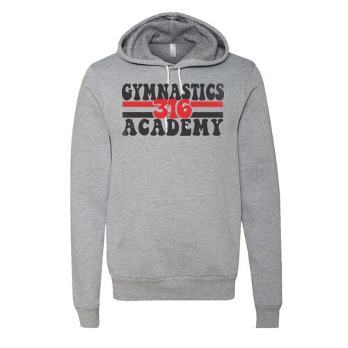 D2 - Bella 3719 Unisex Poly/Cotton Hooded Pullover Sweatshirt Thumbnail