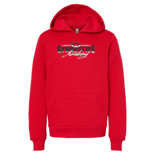 D3 - Bella 3719Y Youth Fleece Hooded Sweatshirt Thumbnail