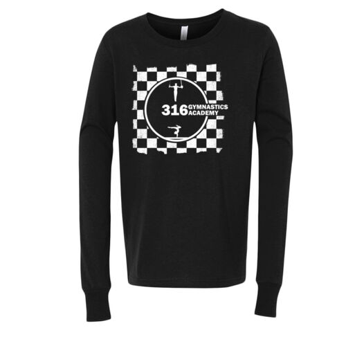 D4 - Bella 3501Y Youth Long Sleeve Jersey Tee Thumbnail