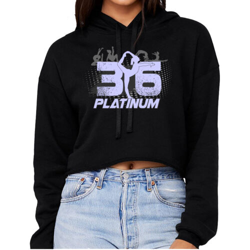 D16 - Bella B7502 Ladies' Cropped Fleece Hoodie - Bella B7502 Ladies' Cropped Fleece Hoodie Thumbnail