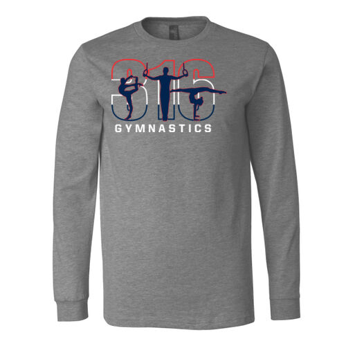 D17 - Bella 3501CVC Adult Unisex Heather CVC Long Sleeve Tee Thumbnail