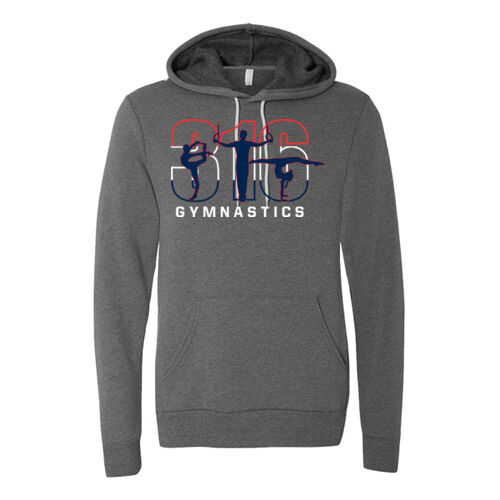 D17 - Bella 3719 Unisex Poly/Cotton Hooded Pullover Sweatshirt Thumbnail