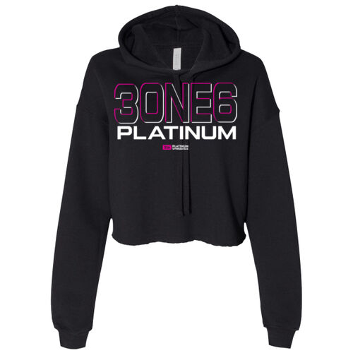 D8 - Bella 7502 Women's Cropped Fleece Hoodie Thumbnail